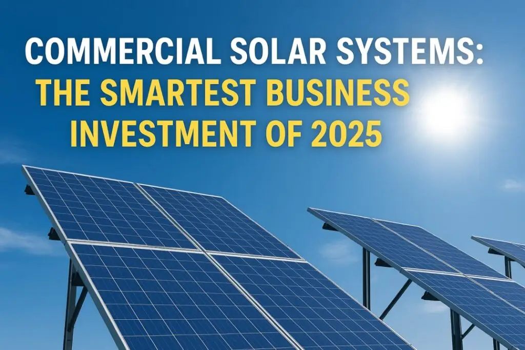 Commercial Solar Systems – The Smartest Business Investment of 2025