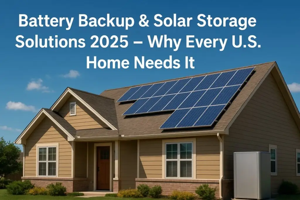 Battery Backup Solar Solutions 2025 for U.S. Homes