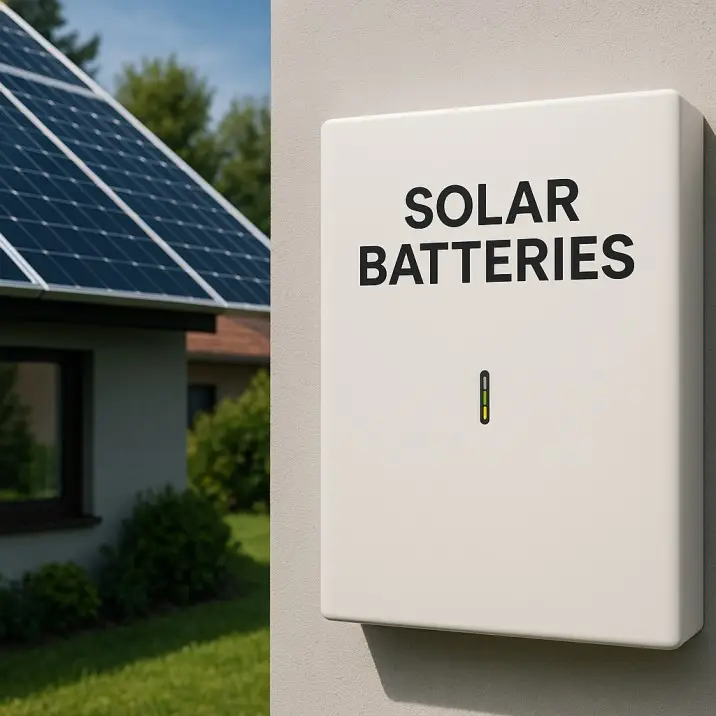 Solar batteries backup system for homes during power outages