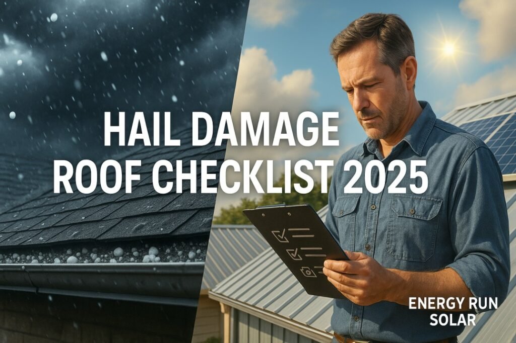 hail damage roof checklist